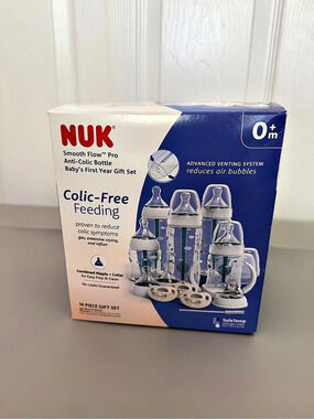 NUK Colic-Free Feeding 14 Piece Gift Set
